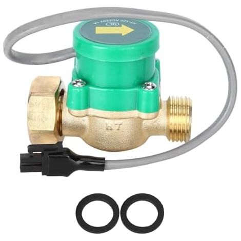 Commutateur Automatique Capteur Débit Eau HT-120 6-4, Laiton, AC220V, G3/4 Femelle G1/2 Mâle, pour Pompe Systèmes Irrigation (1/5)