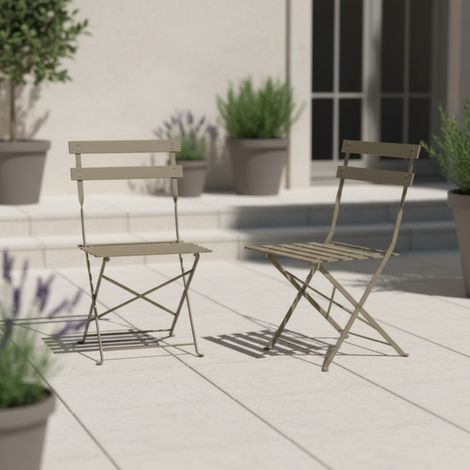 Set di 2 sedie pieghevoli BISTROT - Talpa