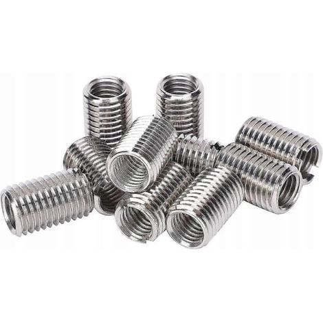 10 bagues de réparation de filetage M8 vers M6, inserts réducteurs en acier inoxydable de 20 mm (1/5)
