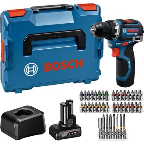 Taladro atornillador Bosch GSR 12V 32 azul motor sin escobillas