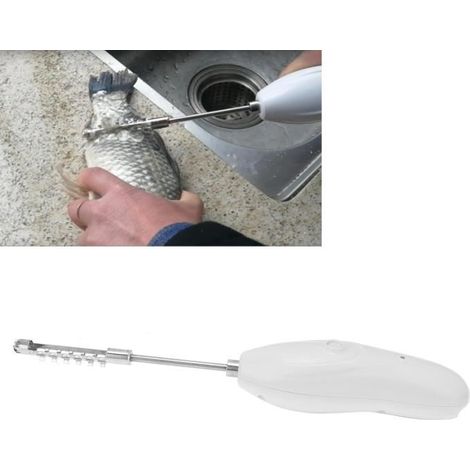Grattoir d'échelle électrique Sonew - Blanc - Accessoires de cuisine (1/4)