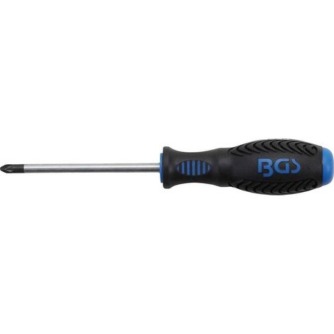 Tournevis Cruciforme PZ2 100 mm - Lame 100 mm - Précision et Confort d Utilisation, Acier, Pro - D-Work (1/4)