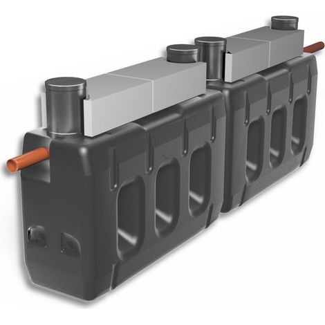 Roth Klärbehälter 1500 Liter T1=260 T2=360