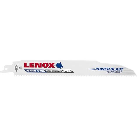 LENOX Säbelsägeblatt DEMOLITION 2 Stück, 225 x 22 x 1,6 mm, 10 Z (1/2)