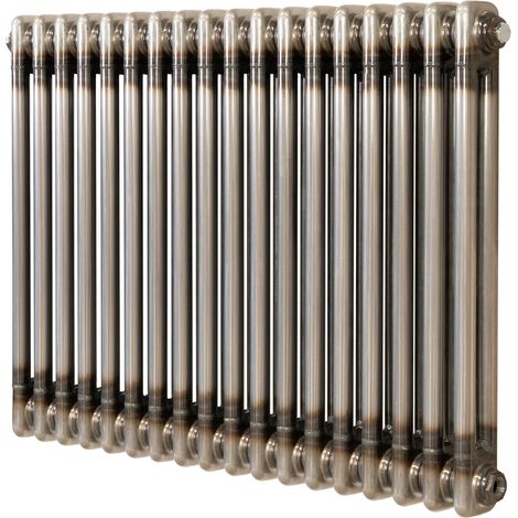 Radiatore 2 Colonne Orizzontale Metallo Grezzo 600x830 mm