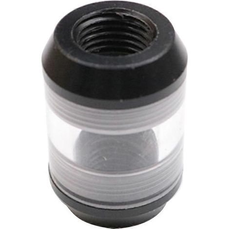 G1/4'' Innengewinde Wasserkühlungs-Durchflussmesserfilter, G1/4 Innengewinde Feinsieb, trichterförmiger Filter, Computerkühlung, mehrfarbig (1/5)