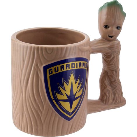 Groot 3D Mug 300Ml Capacity Marvel Guardians Of The Galaxy