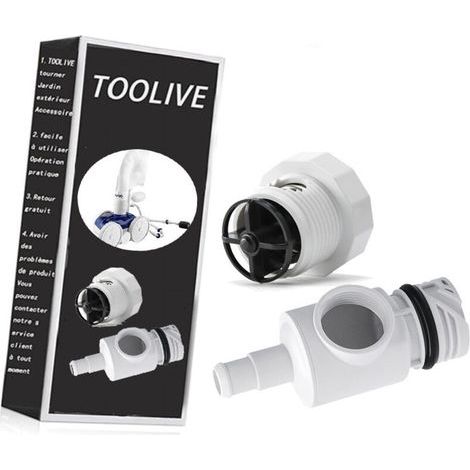 UWF 9-100-9002 Wandanschluss für Poolroboter, kompatibel mit Polaris 280, 180, 380, 480, 3900 Sport – Anschlusszubehör für den Zulaufschlauch (1/5)
