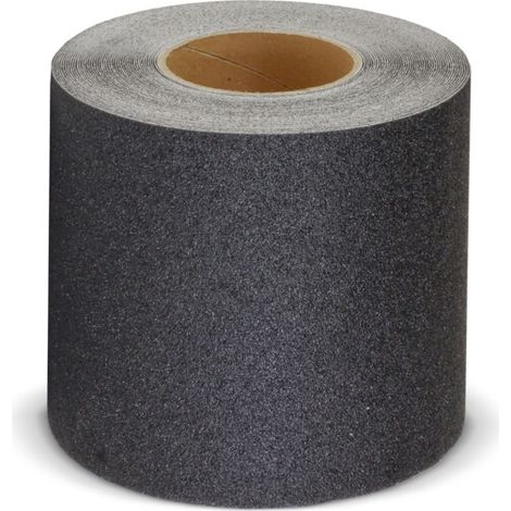 Moravia Revêtement antidérapant noir auto-adhésif flexible rouleau 150 mm × 18,3 m (1/3)
