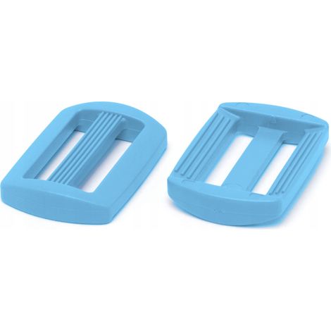 Ajustador para marroquinería de 25 mm, 10 unidades, color azul (1/3)