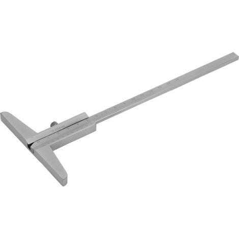 Pied à coulisse de profondeur 0-150mm, instrument de mesure précis 0,02mm, réglet gradué pour mesure de profondeur, outil de contrôle professionnel (1/5)