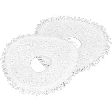 Lot de 2 lingettes de rechange en fibres pour robots de balayage et de lavage intégrés (1/5)
