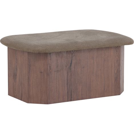 Pouf Design "Todd" 88cm Marron (1/5)
