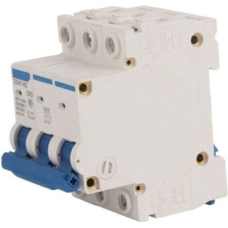 Disjoncteur Différentiel Résiduel DZ47-63 3Pôles 63A 220V/380V (1/4)