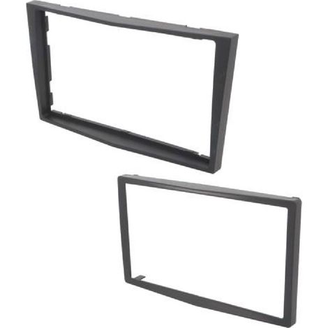 Facade autoradio FA152Z avec contour compatible avec Opel Antara Astra Corsa Zafira 05-14 - london smoke