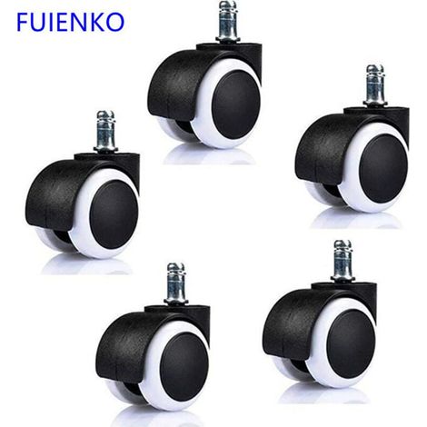 Bürostuhlrollen, 5er-Set Rollen für Sessel, Raddurchmesser (50 mm) (1/4)
