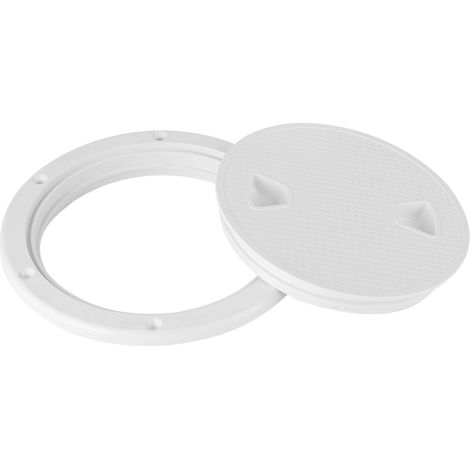 Hublot de pont rond ABS marine 6 pouces, trappe d'inspection pour yacht, bateau et camping-car, accessoires nautiques étanches. (1/3)