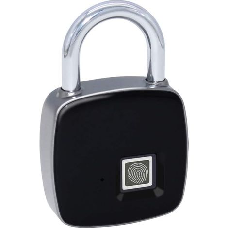 Serrure intelligente à empreintes digitales P3, cadenas de sécurité biométrique sans clé, étanche, tactile, chargement USB, pour porte, fixation rétractable et mécanisme d'attache de sécurité