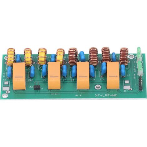 Filtro de paso bajo, fuente de alimentación de onda corta, módulo de placa de filtro, componente electrónico de 100 W y 12 V (1/5)
