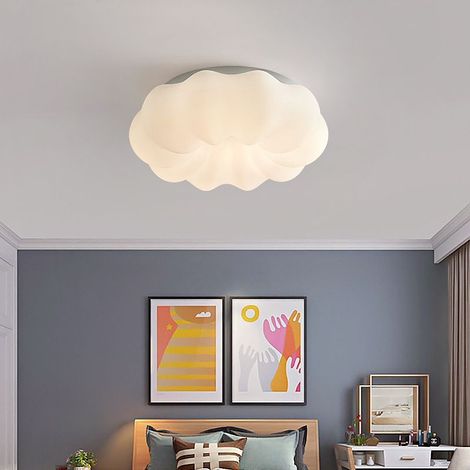 Plafonnier LED,15W lampe de plafond créatif nuage avec trois couleurs régulable,plafonniers modernes pour de salon à économie d'énergie,Cuisine,chambre (blanc Nuages-15W) (1/4)