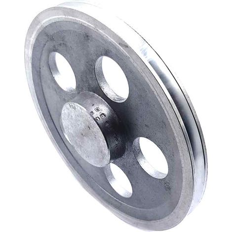 Poulie trapézoïdale aluminium moyeu plein SPZ190/1ALU