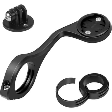 Support de compteur vélo, support avant réglable compatible Igs GPS GoPro Garmin Edge, accessoire vélo, support de guidon pour compteur cyclisme route VTT (1/5)