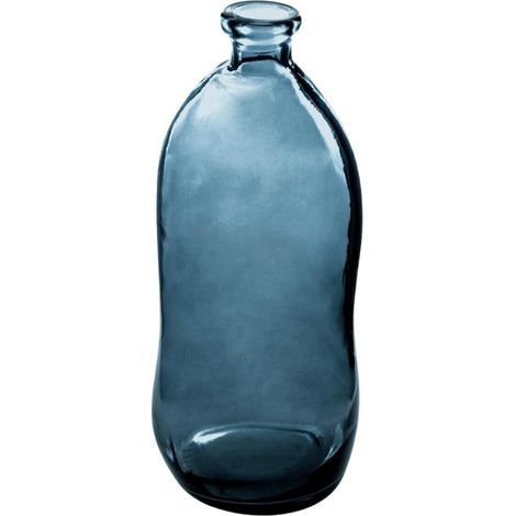 Vase Bouteille en Verre "Uly" 73cm Orage (1/4)