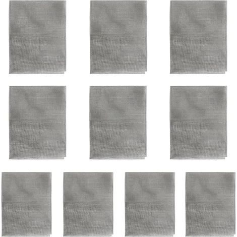 Treillis de Soudure en Plastique de 10 PièCes RenforçAnt L'éCran de Grillage D'Acier Inoxydable pour les RéParations Thermoplastiques, Kit de Soudure en Plastique (1/5)