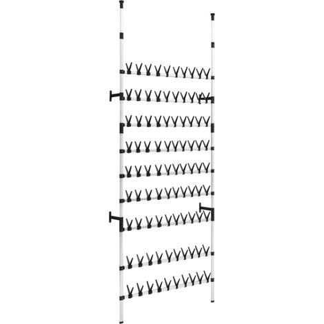 Scarpiera Telescopica con Aste in Alluminio vidaXL (1/5)