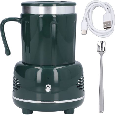Tasse Chaude et Froide - Refroidissement et Chauffage Rapides, Poignée Ergonomique, Antidérapante pour Café et Gourdes, Vert