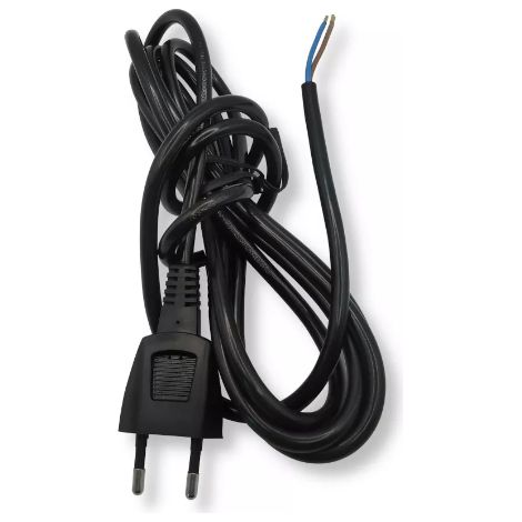 Cable d'alimentation EU 230V 2.7M 2X0.75MM H05 VV-F pour ponceuse PSM 200AES et autres BOSCH - 2604460259