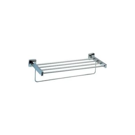 MEDICLINICS Estante para toallas con Barra AI0710C Acero Brillo - ref: AI0710C