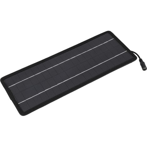 Chargeur solaire portable 12 V 4,5 W pour batterie de voiture, camion, bateau ou caravane. (1/5)