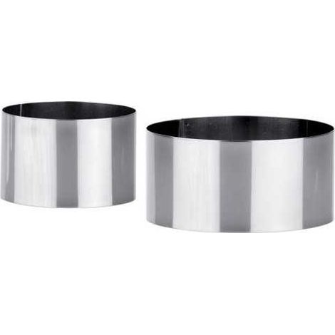 Cortador 'GRANDCHEF' Ø 7,5 cm y Ø 10,5 cm - altura 5 cm