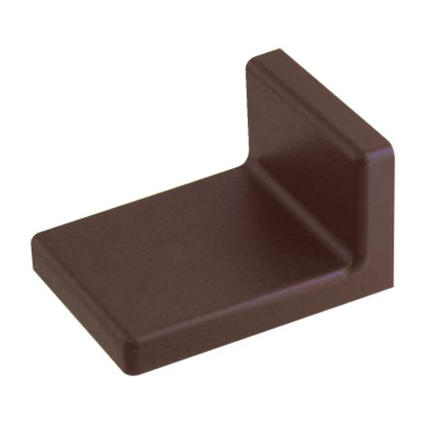 Cache d'angle pour équerre universelle NOTRE SELECTION LMC CAC1088MF Marron 50x38x28 mm (1/2)