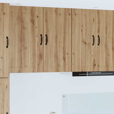 Wall Cabinet LUCCA Artisan Oak 40 x 31 x 80 cm Engineered Wood vidaXL