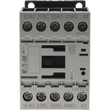 Contacteur auxiliaire 3F+1O AC EATON DILA-31(24V50HZ)