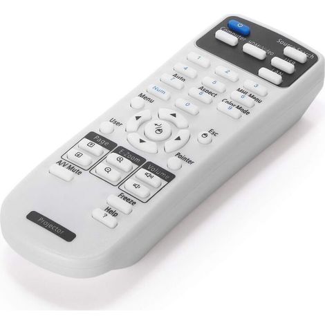 SABIR Télécommande de Projecteur pour Epson 1547200 EB-S02 S02H EB-S11 EB-S110 EB-S11H EB-S12 EB-W01 EB-W02 EB-W12 EB-X02 EB-X11 EB-X11H EB-X12 EB-X14 EB-X15 EB- 420 425W 430 435W 470 475W 480 485 (1/5)