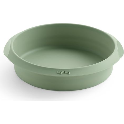 LEKUE Moule en silicone Ø20cm vert (1/2)