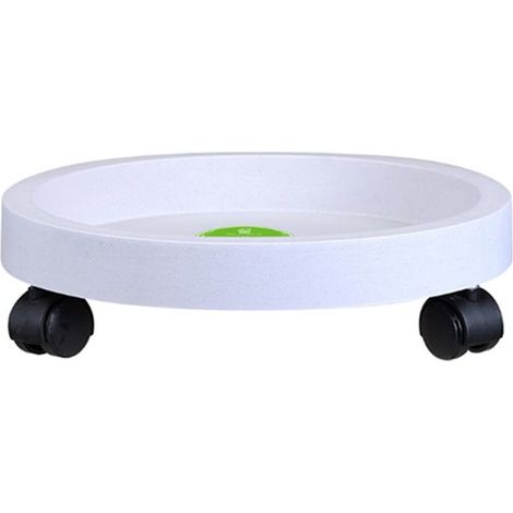 Plateau à roulettes pour plantes - Caddy mobile avec 4 roues résistantes et structure robuste - Matériel plastique sans toxique - Capacité 125lbs - Dimensions 28.5/33.4/38.37.5cm - Usage indoor/outdoo (1/5)