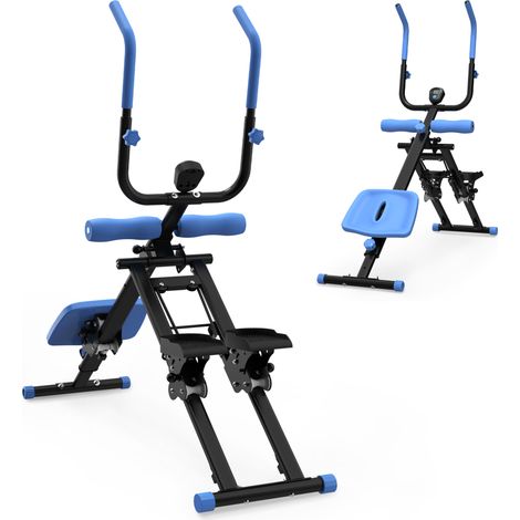 Appareil 2-en-1 Stepper Escalier et Abdominaux pliable pour entraînement complet à domicile (1/5)