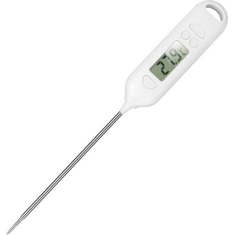 Meat Thermometer - Long Probe Cooking Thermometer - LCD Display - Cooking Thermometer for Kitchen, Grill, BBQ, Food [Energy Class A] (1/5)