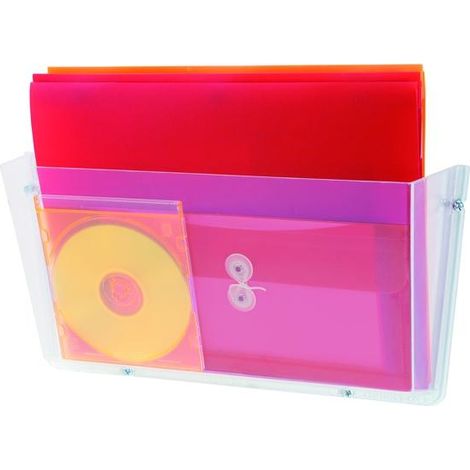 File 2000 portadocumenti a muro con 1 scomparto din a4 landscape 80x365x180 mm