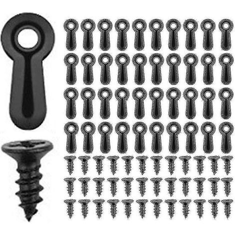 Attaches à bouton tournant pour cadre photo en métal, vis et accessoires pour accrocher photos, dessins et autres objets artisanaux (160 pièces)