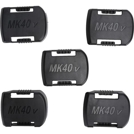 5 supports de batterie ABS pour accumulateurs Li-ion 40V Makita - rangement et fixation sécurisés (1/5)