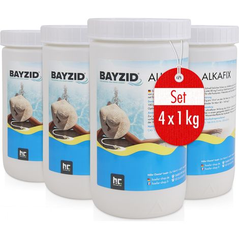 4x 1 kg BAYZID® Alkafix zur Anhebung der Alkalinität (TA)