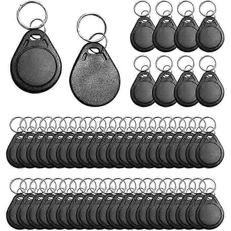 50 Stück T5577 beschreibbare 125-kHz-RFID-Schlüsselanhänger/Proximity-ID-Karten-Token-Tags, 125 kHz RFID, beschreibbar und wiederbeschreibbar (1/5)