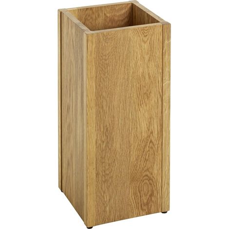 Porte-parapluies, chêne, Bois Massif - Dimensions : L 20 x H 45 x P 20 cm, Style : Traditionnel (1/5)