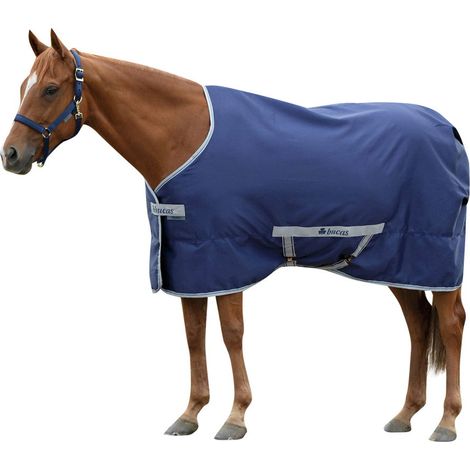 140 cm, Bleu marine: Couverture en coton sergé de Bucas Freedom