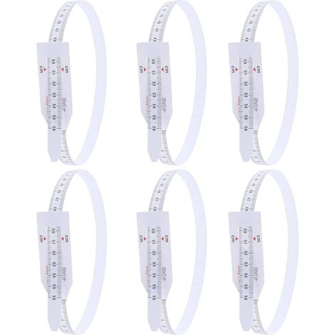 Mètre ruban en acier blanc plastique 6 pièces, pour chantier (1/5)